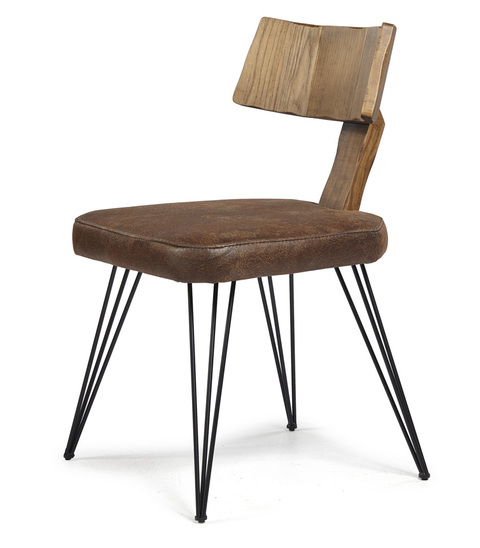 modern chair with metal legs