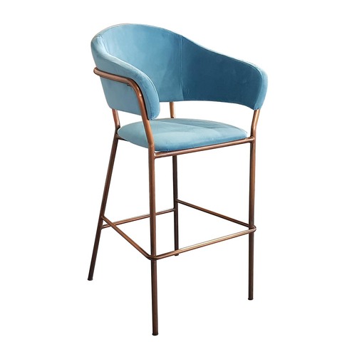 Metal stool-armchair
