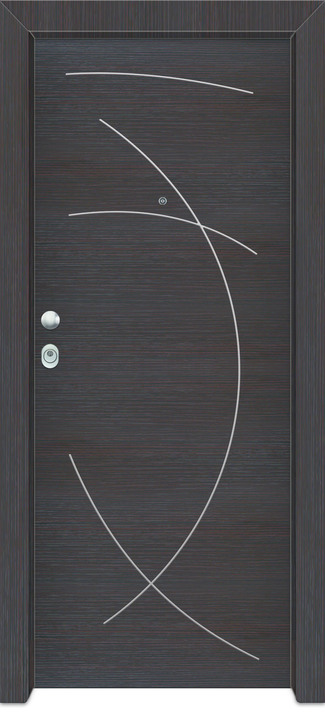 Door lined with cpl