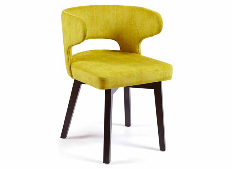 Καρέκλα υφασμάτινη με μοντέρνο σχέδιο aroma-f