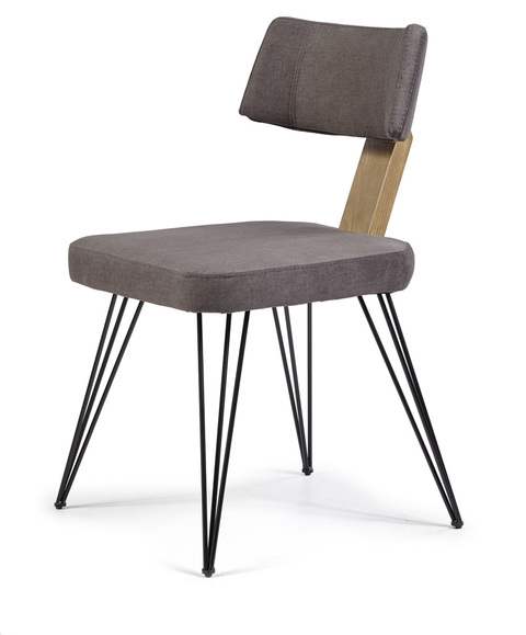 modern chair with metal legs