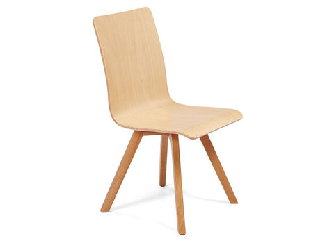 Wooden chair in school style flexy