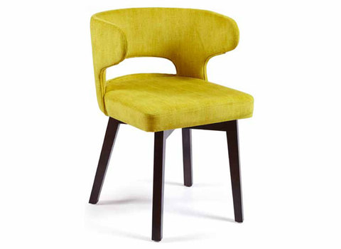 Textile chair with modern design aroma-f