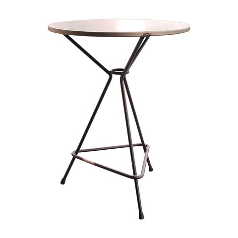 TABLE WITH METAL BASE