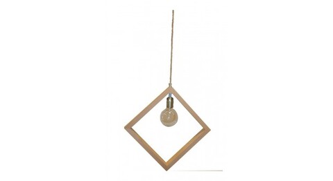 Suspension light WOOD rhombus