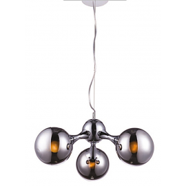 PENDANT LIGHTING METAL-GLASS